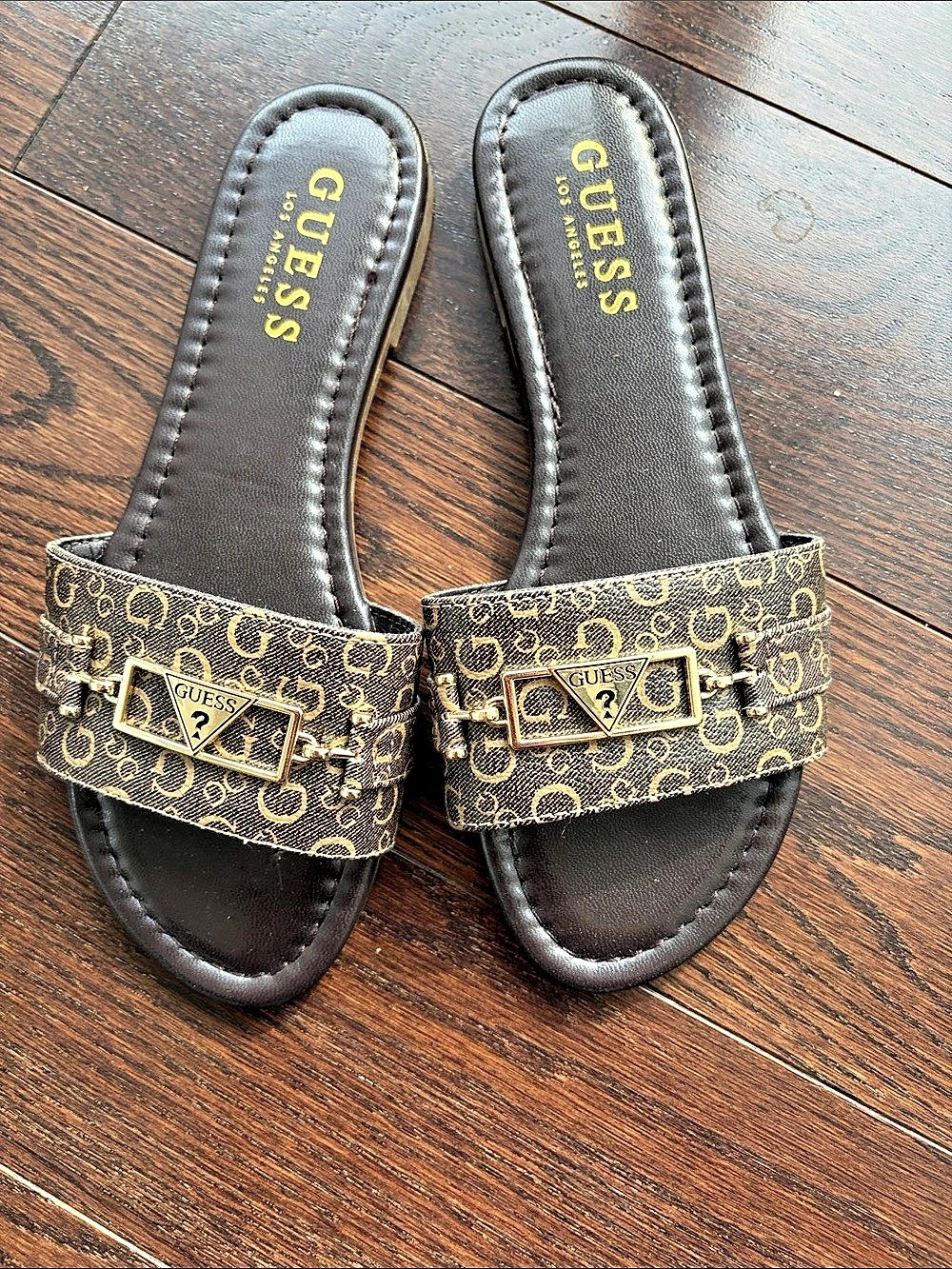 GUESS Slide Sandals Brown US 5 M